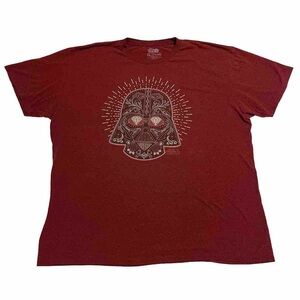 Star Wars Darth Vader Graphic Tee Men’s Size 2XL Burgundy Disney Top